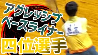 四位選手 速いテンポと鋭いストローク!! アゼリアカップ2020【ソフトテニス】