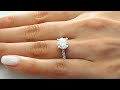 2.40 ct vs2 g cushion cut diamond engagement ring 14k white gold