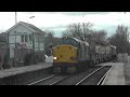 37605 37606 6c51 sellafield heysham flasks with 6c52 returning 27th november 2012 thrash