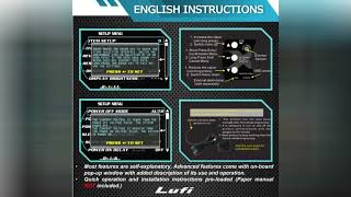 Lufi XF OBD2 Gauge: Customizable HUD for Cars (2007+)