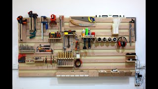 How To Building French Cleat Tools Wall | 工具乱的能杀死100个强迫症患者，做一个工具墙治愈他们