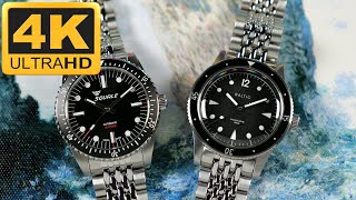 Beads-of-Rice Bracelet Battle: Squale – Montauk 300m vs. Baltic – Aquascaphe, Diver Comparison