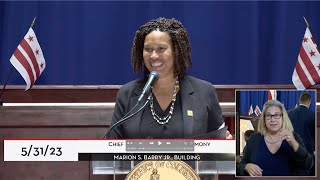 MPD Chief Contee 'Walkout Ceremony' 5/31/23