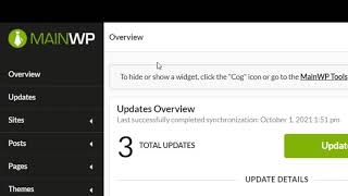 MainWP Navigation Tutorial