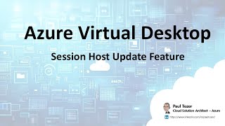Azure Virtual Desktop Session Host Update