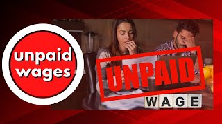 Suing an employer for unpaid wages | Unpaid wages lawsuit | Overtime law | Employment law #shorts