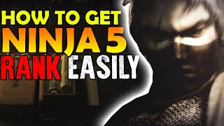 How to Get NINJA 5 RANK EASILY in Tenchu Z - Video Guide