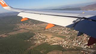 EasyJet landing in prishtina Airbus A319/320