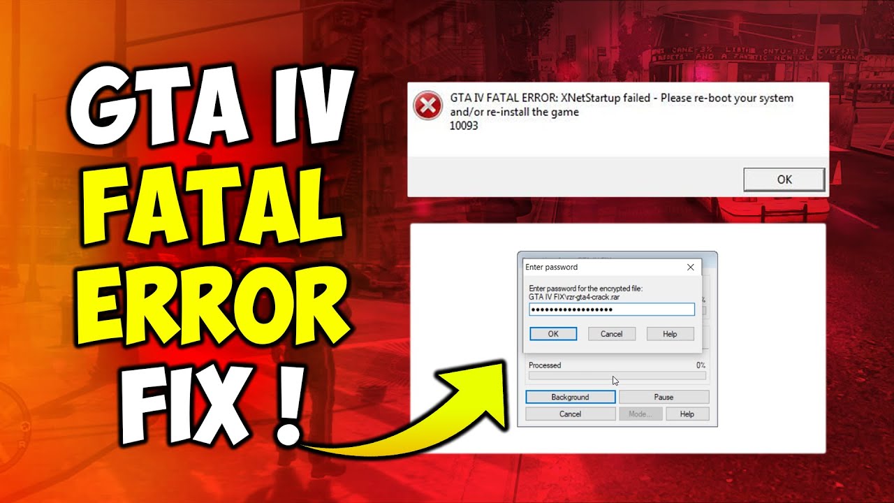 Gta 5 rp fatal error