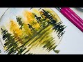 Paint this! A FUN And simple little watercolor landscape you will love.  Beginners welcome.