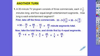 Applying Rational Number Operations - Lesson 3.6