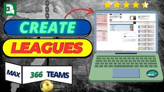 ⚽ How to Create and Simulate your Own Custom League | Excel Tutorial