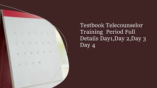 Testbook Telecounselor Training Period Full Details  Day 1,Day 2, Day 3  And Day 4
