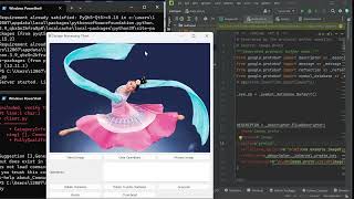 gRPC, python, pyQt image processor demo