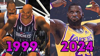 Evolution of NBA 2K Games [1999-2024]