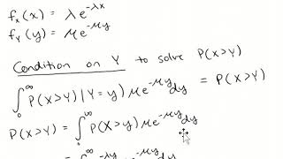 Comparing Exponential Random Variables
