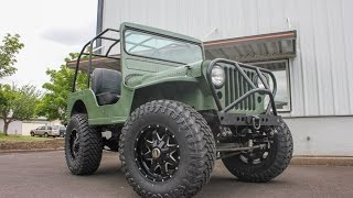 1946 Jeep Willys, 4x4 V8 power-plant ready to do some damage!