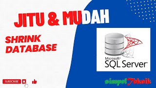 Microsoft SQL Server - Cara shrink database