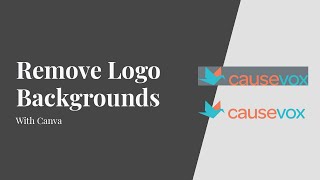 How to Make a Transparent Logo Background With Canva