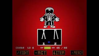 SP!Dusttale Red Aspergerania Sans Fight