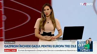 Gazprom inchide conducta Nord Stream 1 pentru lucrări de întreținere