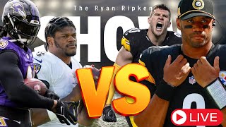 RAVENS STEELERS WILD CARD WEEKEND | RYAN RIPKEN SHOW