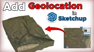 How to add geo location in sketchup | Sketchup geolocation | sketchup google maps |  Geolocation