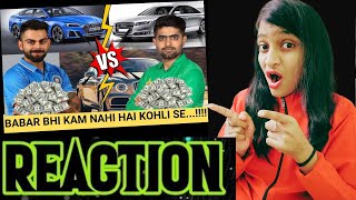 Babar Azam Vs Virat Kohli Comparison reaction | Car Collection |Net worth (CRAZY REACTION)✌️