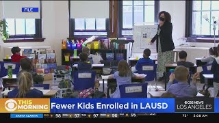 LAUSD sees noticeable drop in enrollment of students