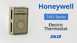 Honeywell's T451 Series, Electric Thermostat