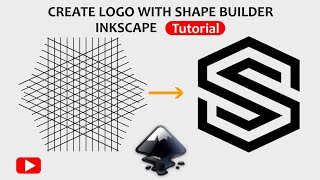 "Shape Builder Mastery: Logo Design Tutorial in Inkscape