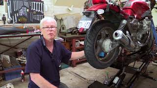 Moto Guzzi 750 Breva Rear Wheel Removal & Refit