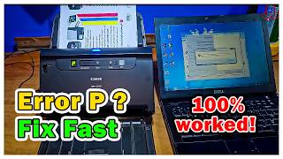 How to Solve Error P on Canon imageFORMULA DR-C240 Scanner | Device Doctor ✅