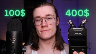 ASMR | Cheap VS Expensive Microphone | Epic Mic Battle (Blue Yeti VS Tascam X6)🎙️