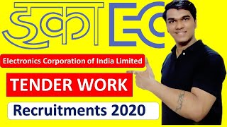 Electronics Corporation Of India Ltd | ECIL Recruitment 2020 | Tender Work