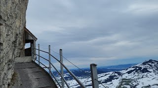 🇨🇭 BBC 선정, 죽기전에 꼭 가봐야하는 에벤알프 애셔산장 2 #알프스 #겨울하이킹