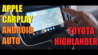 Toyota Highlander Dual DCA73W Double Din Stereo Head Unit Android Auto Apple Carplay DIY Install