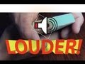 How to make any iPhone LOUDER for FREE!  Loudspeaker for any iPhone (DIY)