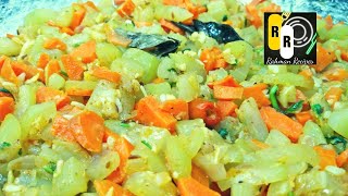 BOTTLE GOURD CARROT VEG MIX | சுரைக்காய் | RAHMAN RECIPES | RR