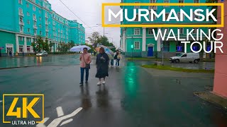 Murmansk - A City in the Arctic - 4K City Walking Tour