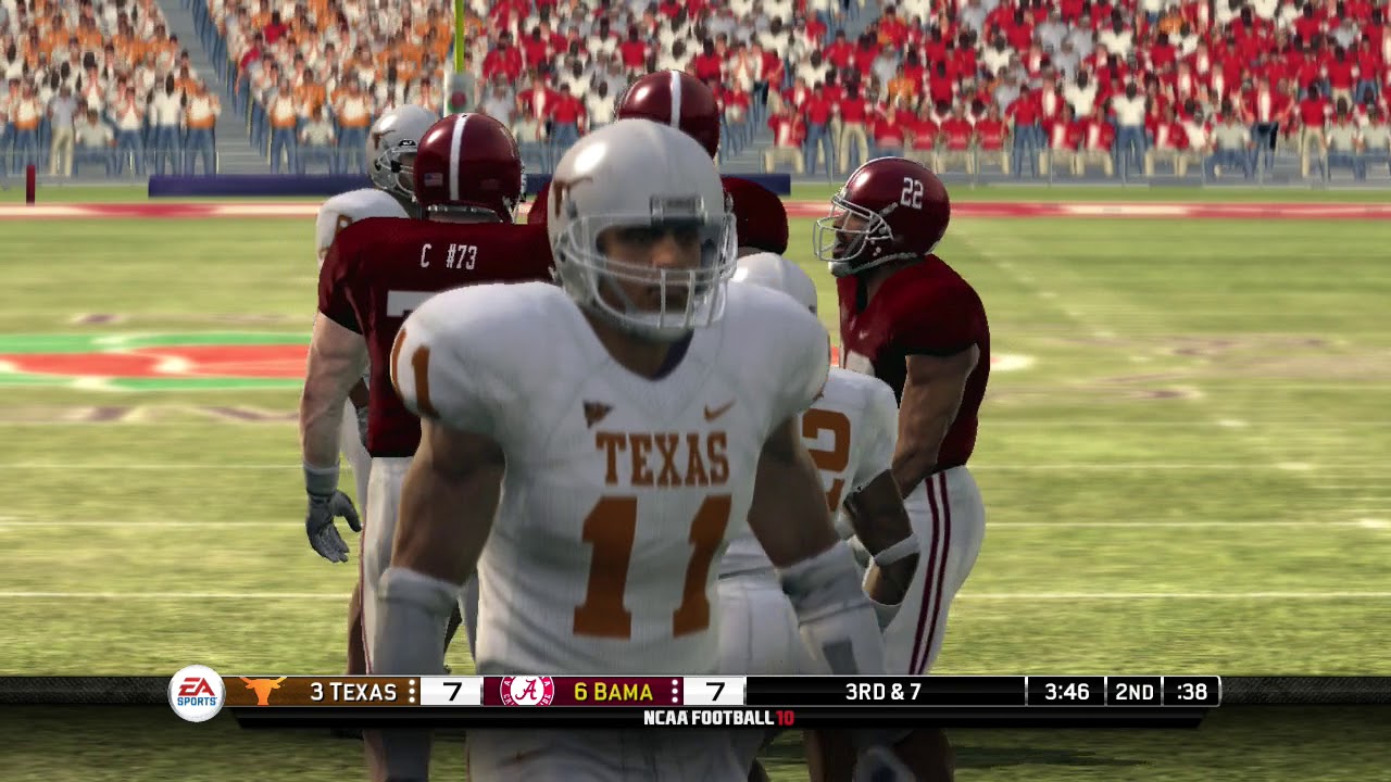 NCAA Football 10 Season NATIONAL CHAMPIONSHIP Texas Longhorns Vs ...