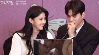 Song Kang and Han So Hee’s reaction video to their kissing scene