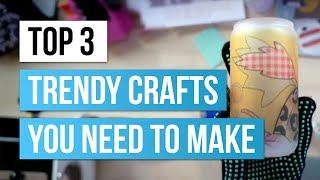 🔝 Top 3 Trendy Crafts You Need To Make | 🤑 $1 Deals Crafts July 2022