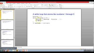 Ch 2 - While Loops in PHP