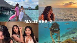 MALDIVES Pt 2 | Water villa | Scuba | Dance