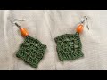 Crochet Summer Earrings |tutorial