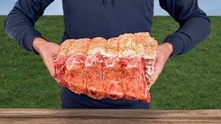 I used a special Cooking Method to create a more tasty BBQ Rib Roast Recipe