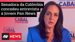 “Gustavo Petro faz promessas que não pode cumprir”, critica Maria Fernanda Cabal