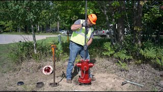 Main Valve Repair on an EJ CD Fire Hydrant