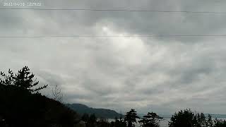 定点タイムラプス0403@福井県美浜町(南の空)09:30-14:25